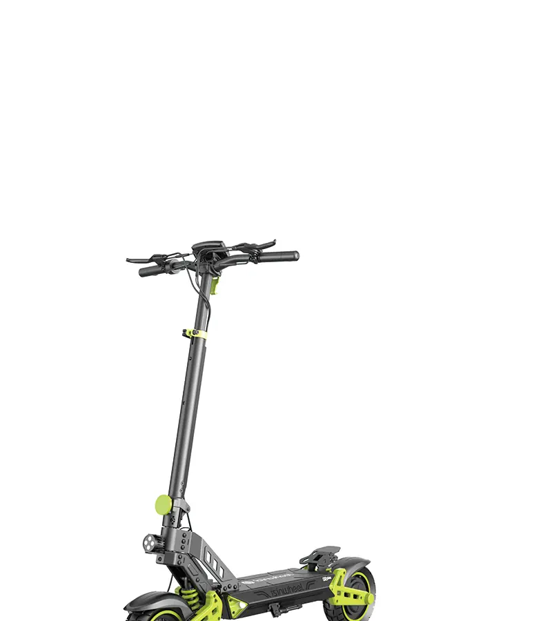 isinwheel D2 Plus, schwarzer Offroad-Stehroller