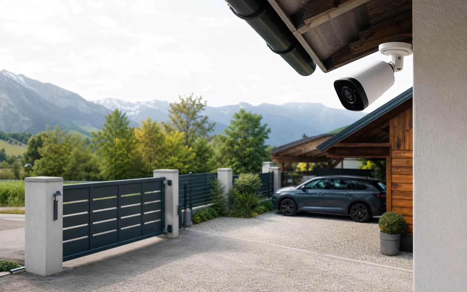 Passendes Motiv zum Ratgeber: Outdoor-Kameras für Garten, Einfahrt und Parkplatz