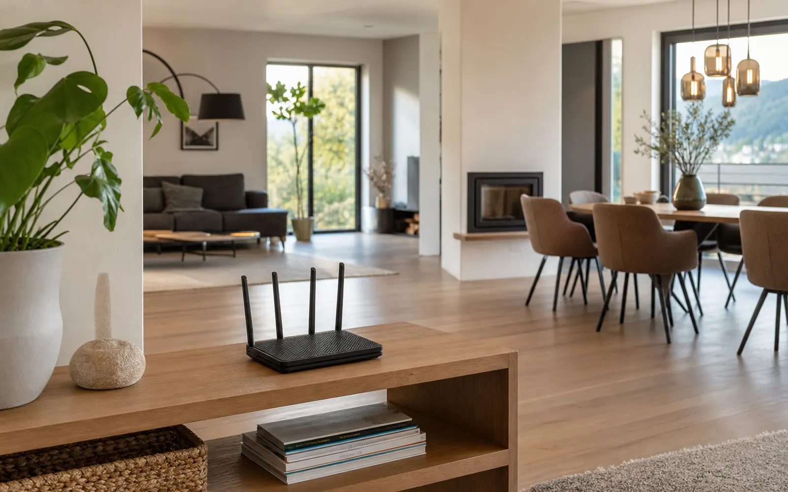 Passendes Motiv zum Ratgeber: Router-Standort im Haus: wo das WLAN besser wird