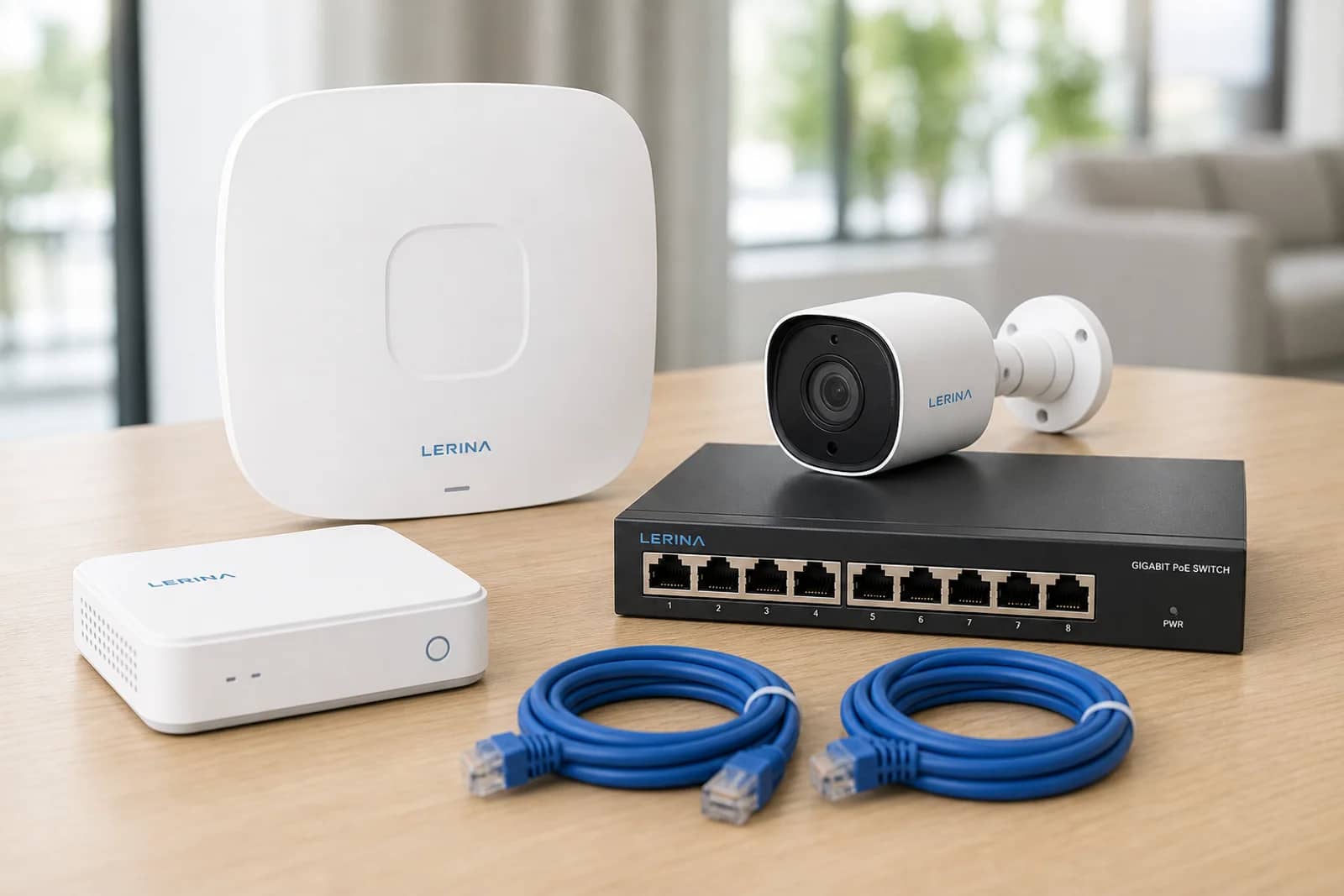 Professionelle Lerina-Netzwerk- und Sicherheitstechnik